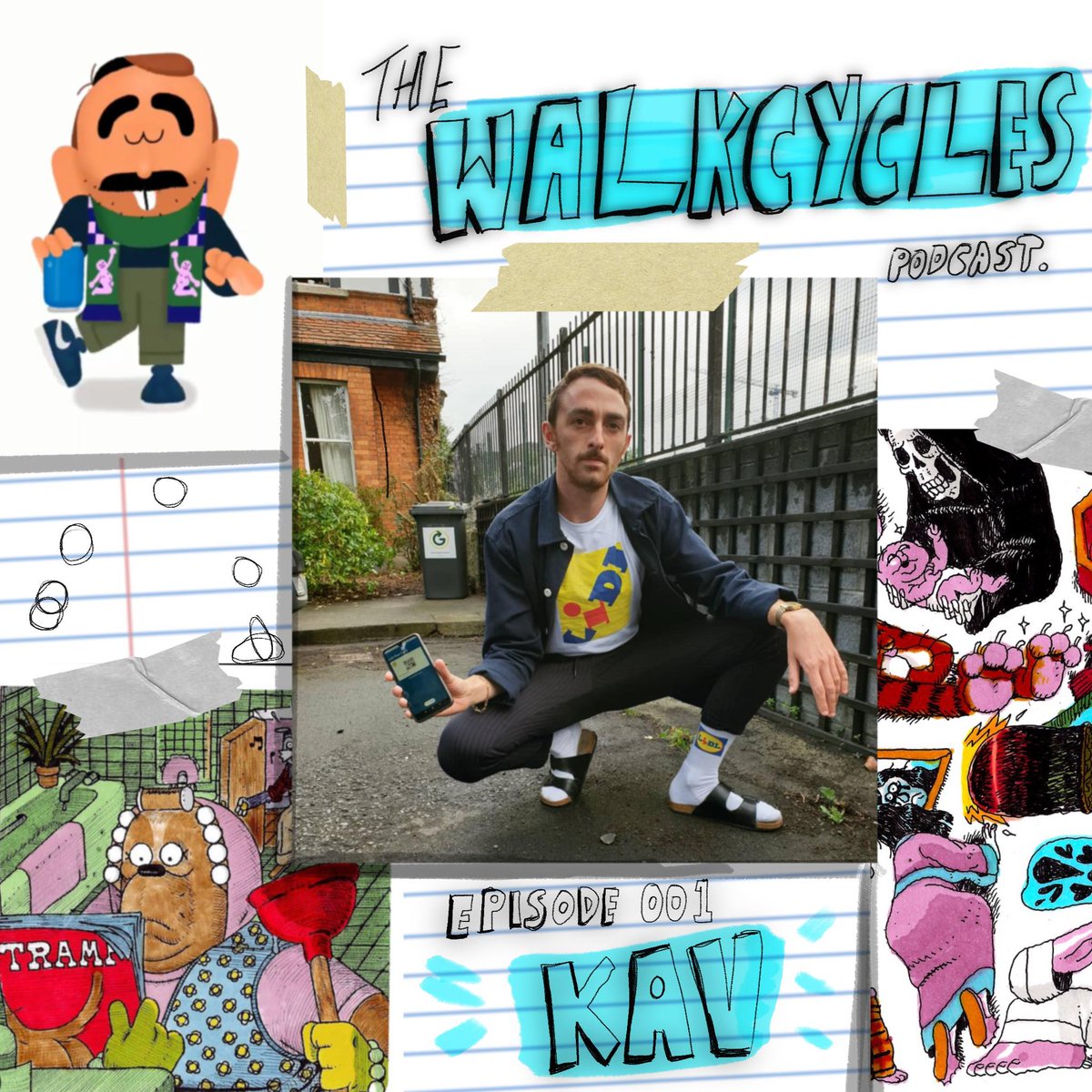 Episode 1.1 <a href="/kaaavx/">johnny cigarette</a> Talks about his animating habits, dealing with failure and making cartoons. anchor.fm/niall-macgioll…