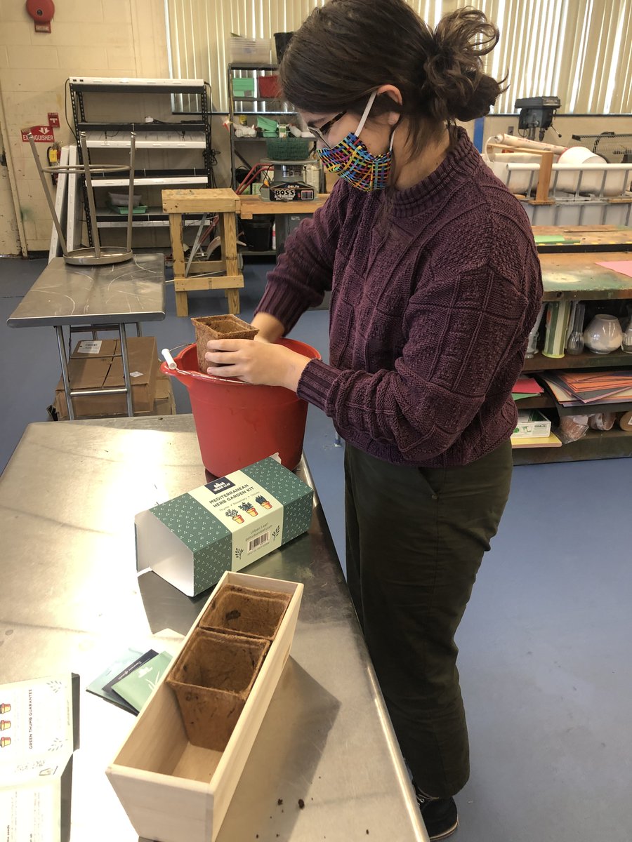 GalwayCSD's tweet photo. Ms. @Carter05119515's Plant Science class is working on growing herbs. Stay tuned to see what we grow! https://t.co/z1hGGRkXci