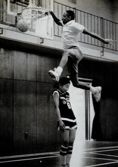 IconicPoorly's tweet image. Spud Webb showed no mercy at his basketball clinics. 

#spudwebb
