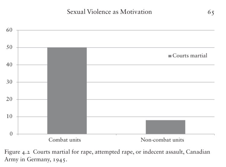 The great majority of accused rapists were from combat arms units.