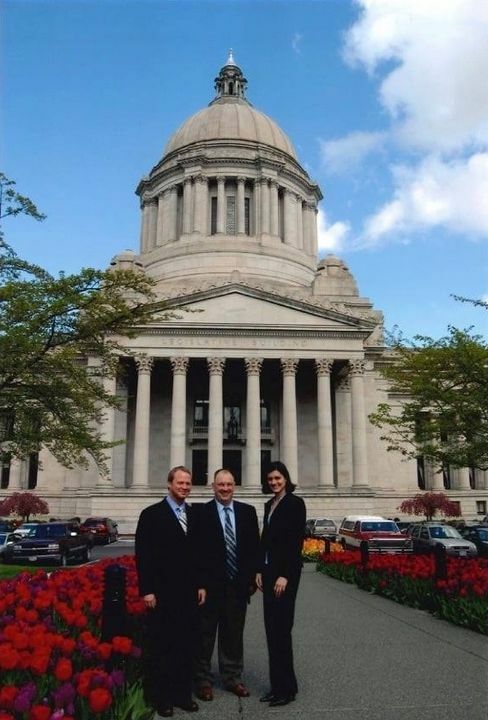 BrianJamesully's tweet photo. This was a great year (2005), Passing a robust Transportation budget.  Pictured is my good friend Cody who continues to Lobby for Labor and one of my best aids Helen. https://t.co/qVUu0DIaaL