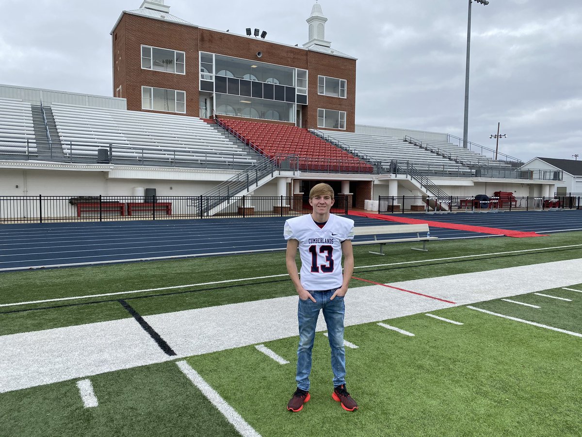 BGrabowski13's tweet image. I had a great visit today to the University of the Cumburlands! I’m looking forward to coming back and I am blessed to receive a scholarship offer as well! 🔵🔴 @UCPatriotFball @SwellsUC @PwellsUC @CoachJunk_UC @CSmithScout  @AppalachiaPrep @QBHitList @Dwight_XOS @BVEvery
