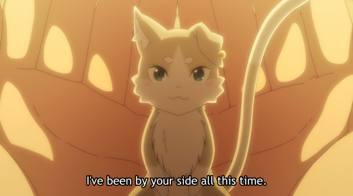 Puck has always been Emilia's main source of support, her rushing to Subaru as soon as he's gone (look at EP36). She's a weak, dependent person — and she won't grow her own wings if coddled by both Puck & Subaru. This goodbye between father & child is a pivotal moment for Emilia.