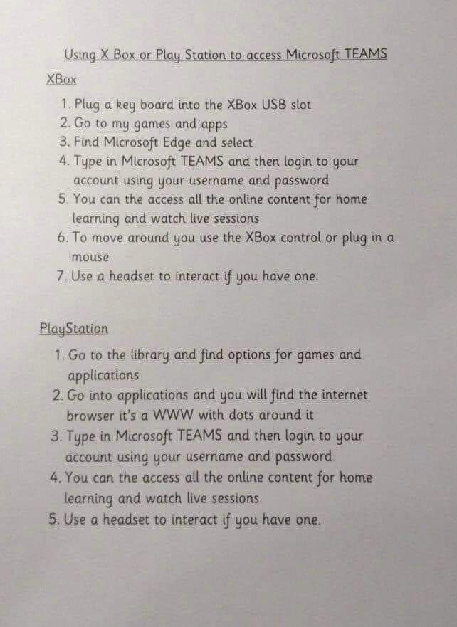 This may be useful for those who do not have access to laptops, tablets or mobile phones.