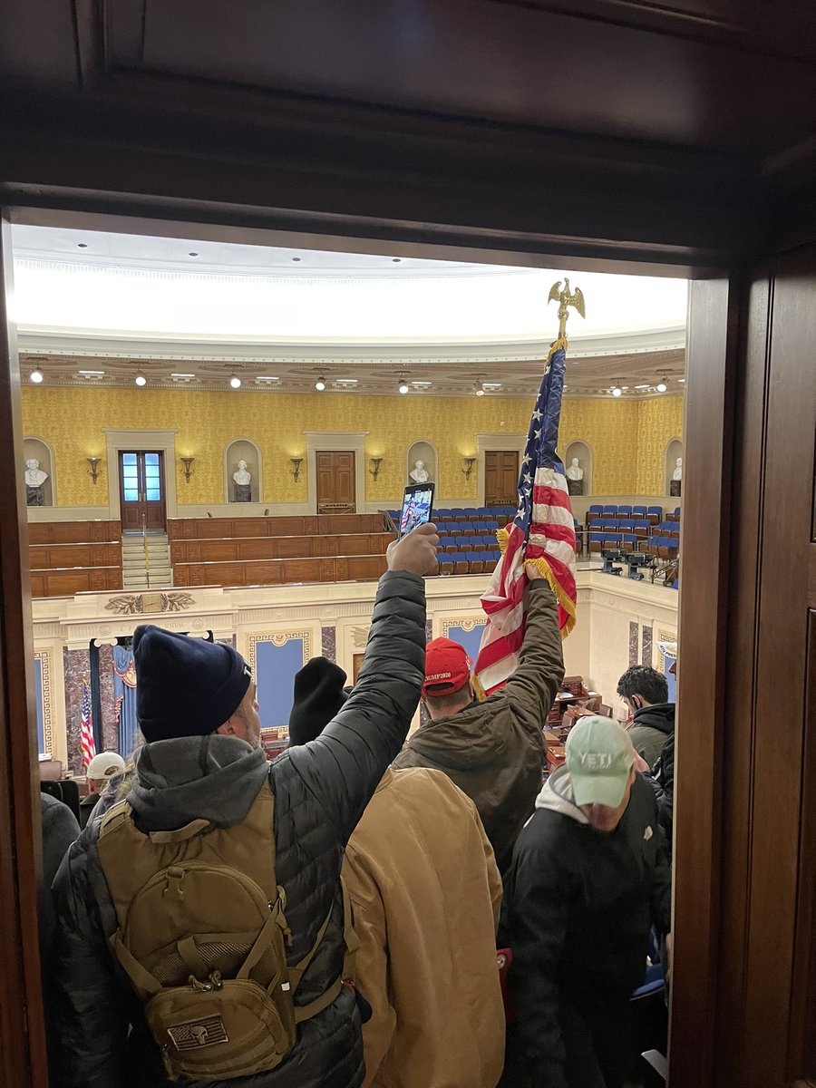 Protesters are on the third floor of the Senate, walking door to door, shouting “Where the fuck are they?”They’re in the gallery