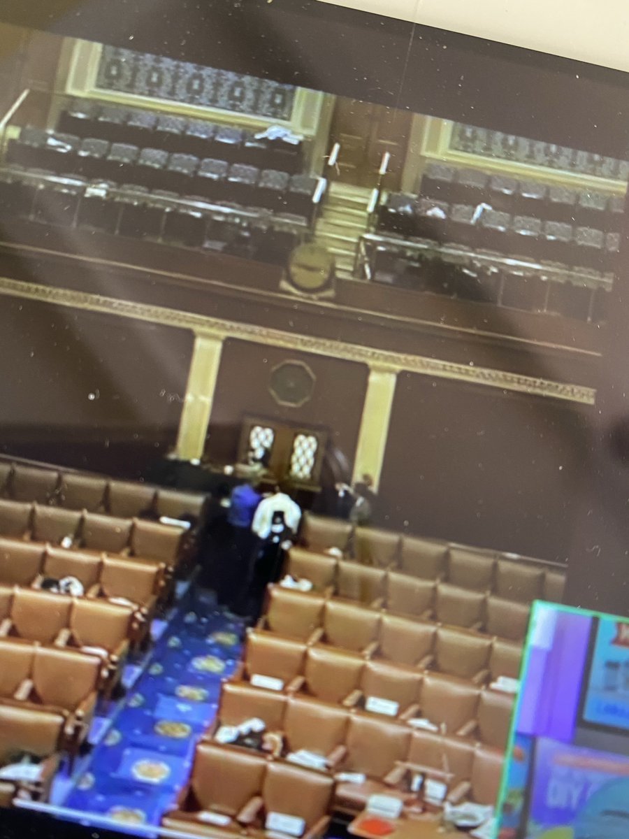 Armed standoff in the chamber