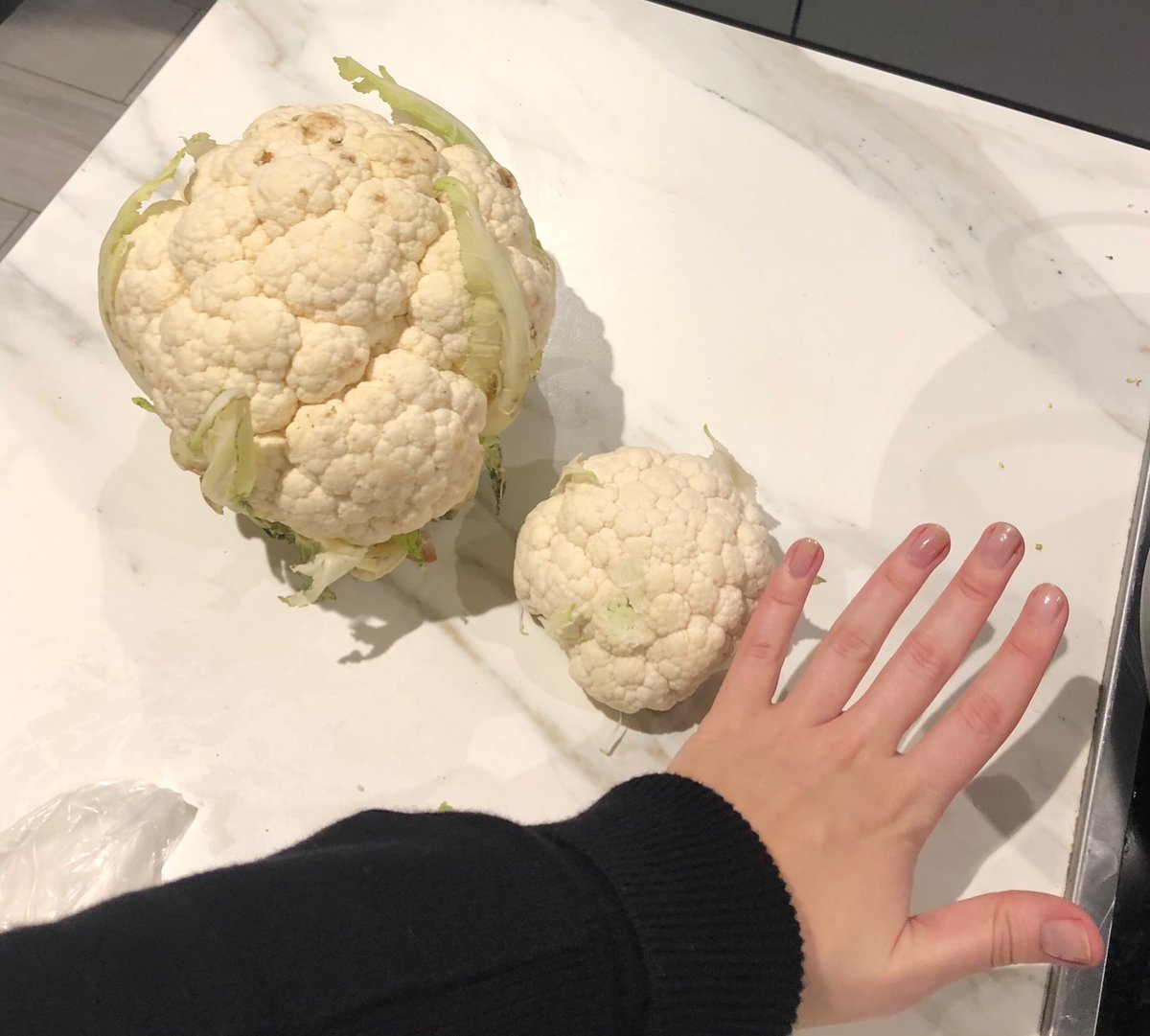 SophieeeC's tweet photo. Grateful to get a slot but.. reasons online shopping doesn’t quite live up to the real thing: I’ll have a smaller portion of cauliflower soup than planned @Tesco 😂 👶🏻 https://t.co/nWZkWGG88S