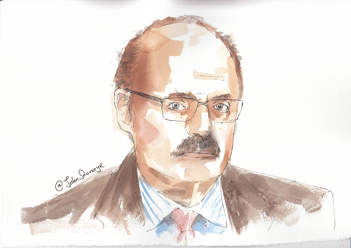 It's not a normal Question Time, so this isn't one of my normal #JohnDrawsBBCQT speed drawings - instead, I've done a speed watercolour painting of SAGE Scientist Mark Walport.

#bbcqt #JohnDrawsBBCQT <a href="/bbcquestiontime/">BBC Question Time</a> <a href="/bbc5live/">BBC Radio 5 Live</a>