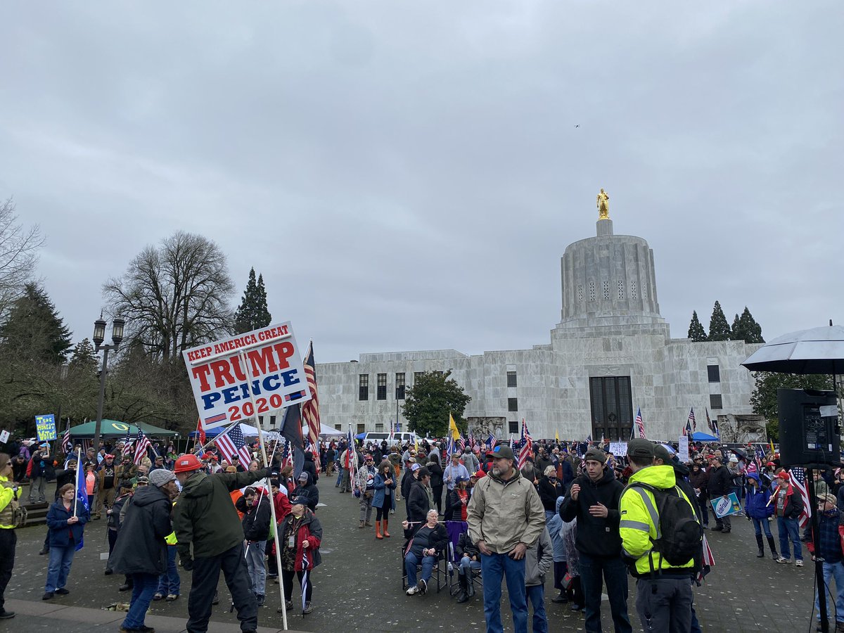 “Occupy the Capitol” protest in Salem, Oregon