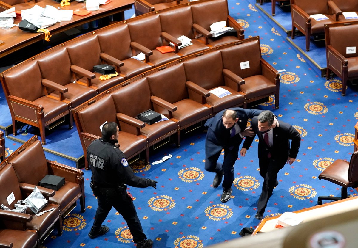 Remarkable scenes inside the U.S. Capitol as captured by <a href="/GettyImages/">Getty Images</a> photographers