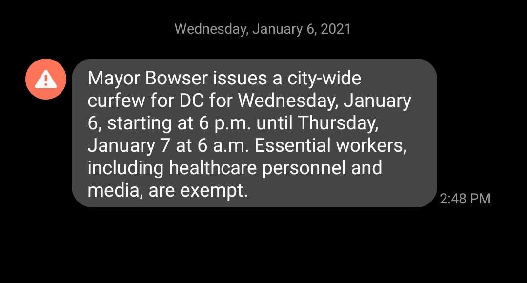 WriteRavenWrite's tweet image. Heads up, DC fam: Curfew is set for 6pm tonight. If you're Essential, PLEASE stay as safe as you can. Maybe even post your $ tags so folks can send you something for rides home? 

Friends with big followings, can y'all boost this for me, please?