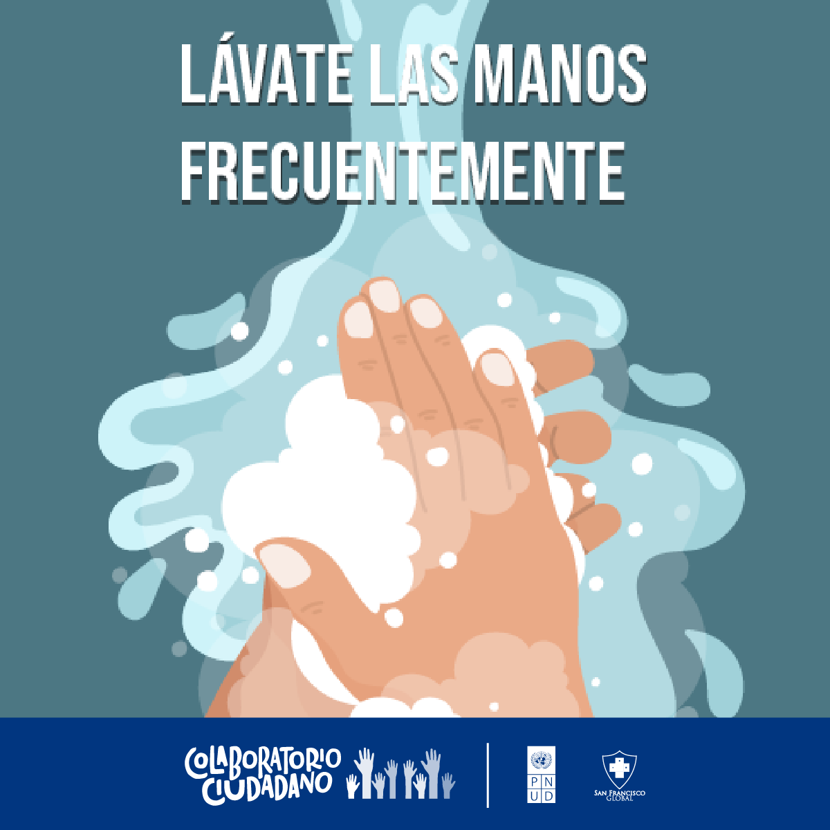 ColaboratorioC's tweet photo. Lávate las manos 🤲🏼 tan frecuentemente como puedas y utiliza un gel antibacterial a base de alcohol para limpiarlas y así prevenir la propagación del COVID-19 

Recuerda que puedes visitar nuestro portal 👉🏼 https://t.co/AqvNH6jsHU e ingresar una necesidad propia o de tu comunidad https://t.co/c8VUZecl6r