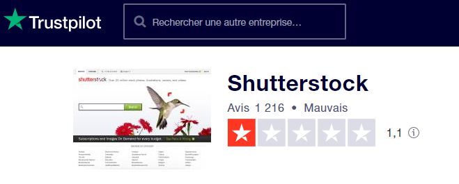 panosud360's tweet photo. The Trustpilot dissatisfied counter (buyers and contributors) is still increasing. And the rating is also always the same, that is to say 1 star because unfortunately we cannot put less !!! #BoycottShutterstock https://t.co/wpVQLbgn4N