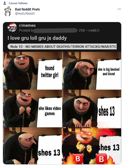 gru meme = funny funny : r/memes