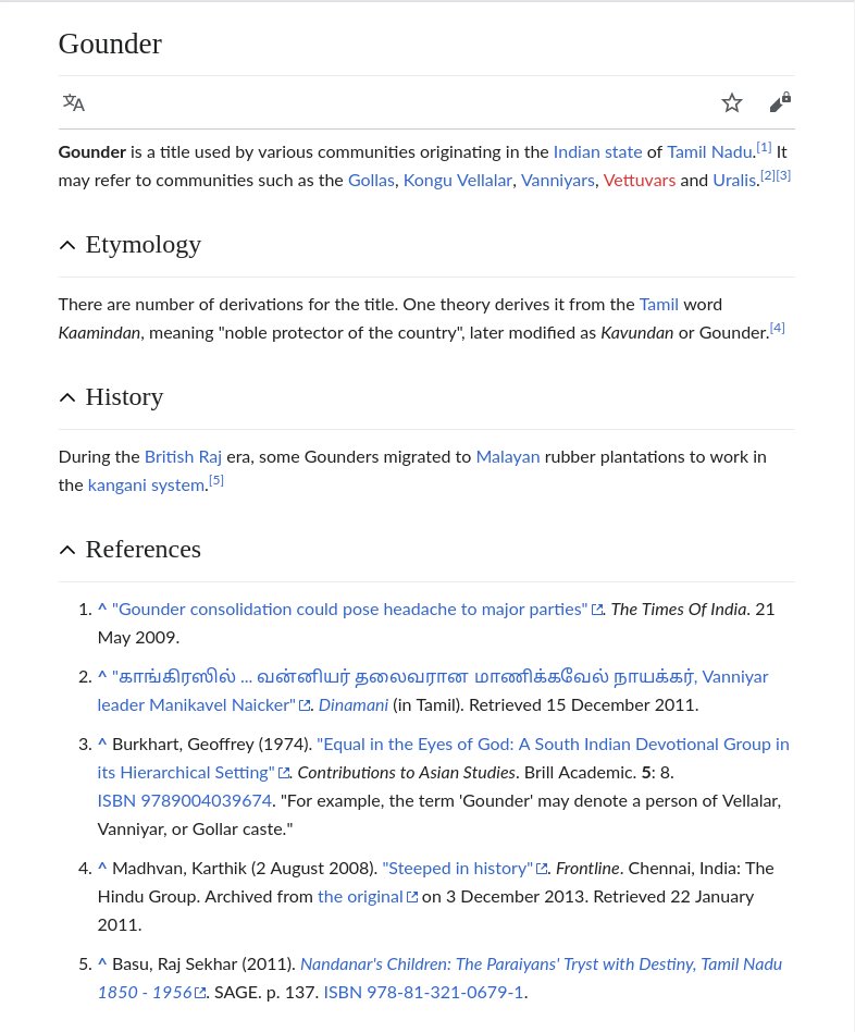 FixmeBot's tweet photo. "Gounder": 153 views/day

 Please help improve it!

 https://t.co/ZajYWzCLw8 #GoBack_Eps_From_Odanilai https://t.co/BDXfEu0Qfq