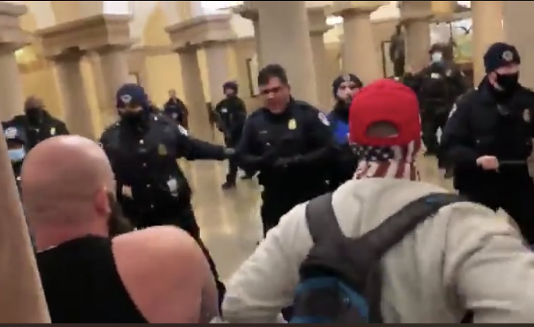 fiImstark's tweet image. funny how a peaceful protest about the wrongful murders of black peoples gets tear gassed, and a violent protest directly inside capitol hill gets a couple of raised voices and no extra force. i don’t want to hear anything about white privilege not existing ever again.