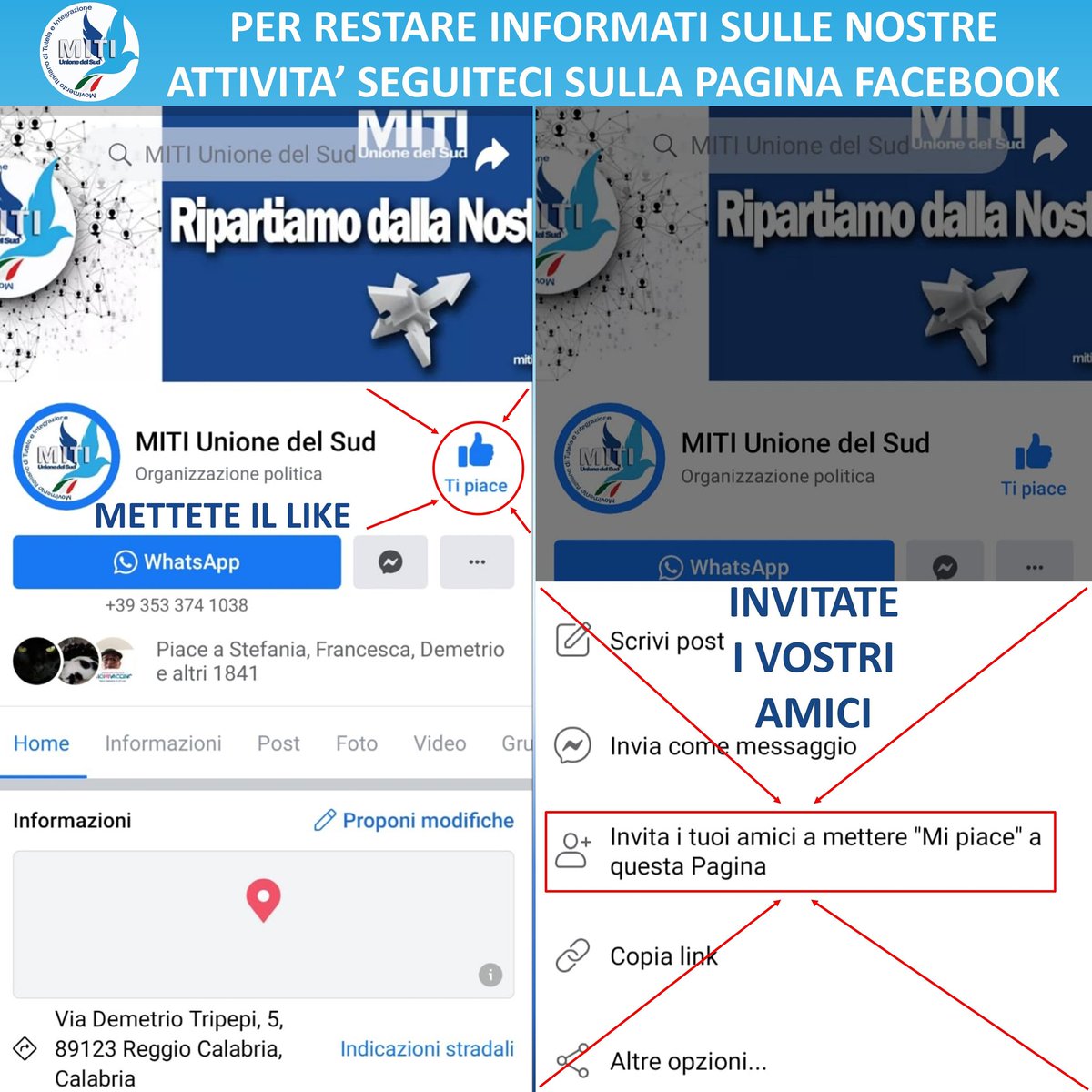 MitiUdS's tweet photo. Per restare informati sulle nostre attività seguiteci sulla nostra pagina Facebook
@fabio_putorti https://t.co/YcVhejRXbp