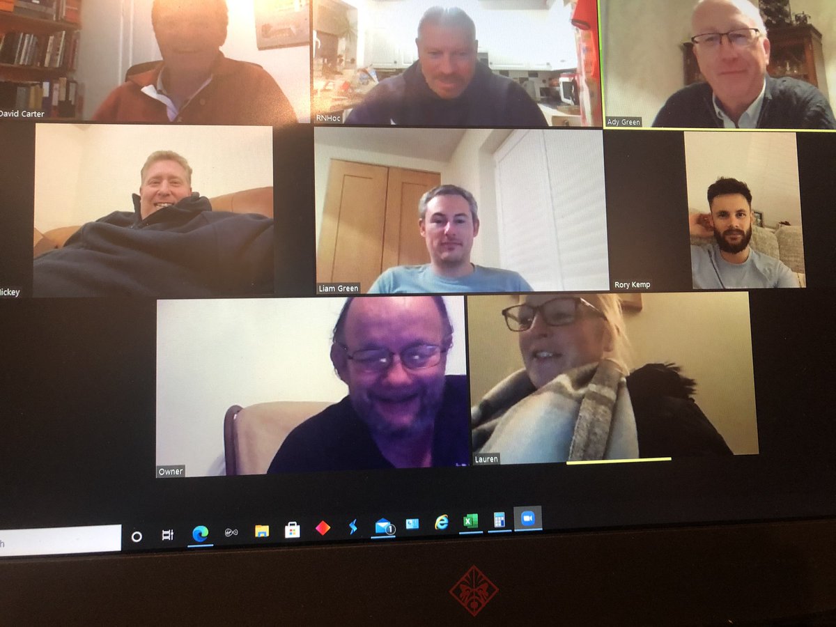IslanderHockeyT's tweet photo. Zoom Mtg tonight to discuss options post lockdown , rest assured we will be doing something once Boris let’s us back out to play🏑🏑 stay safe guys and hopefully we will see you all soon !! https://t.co/xKl0JOF8sk