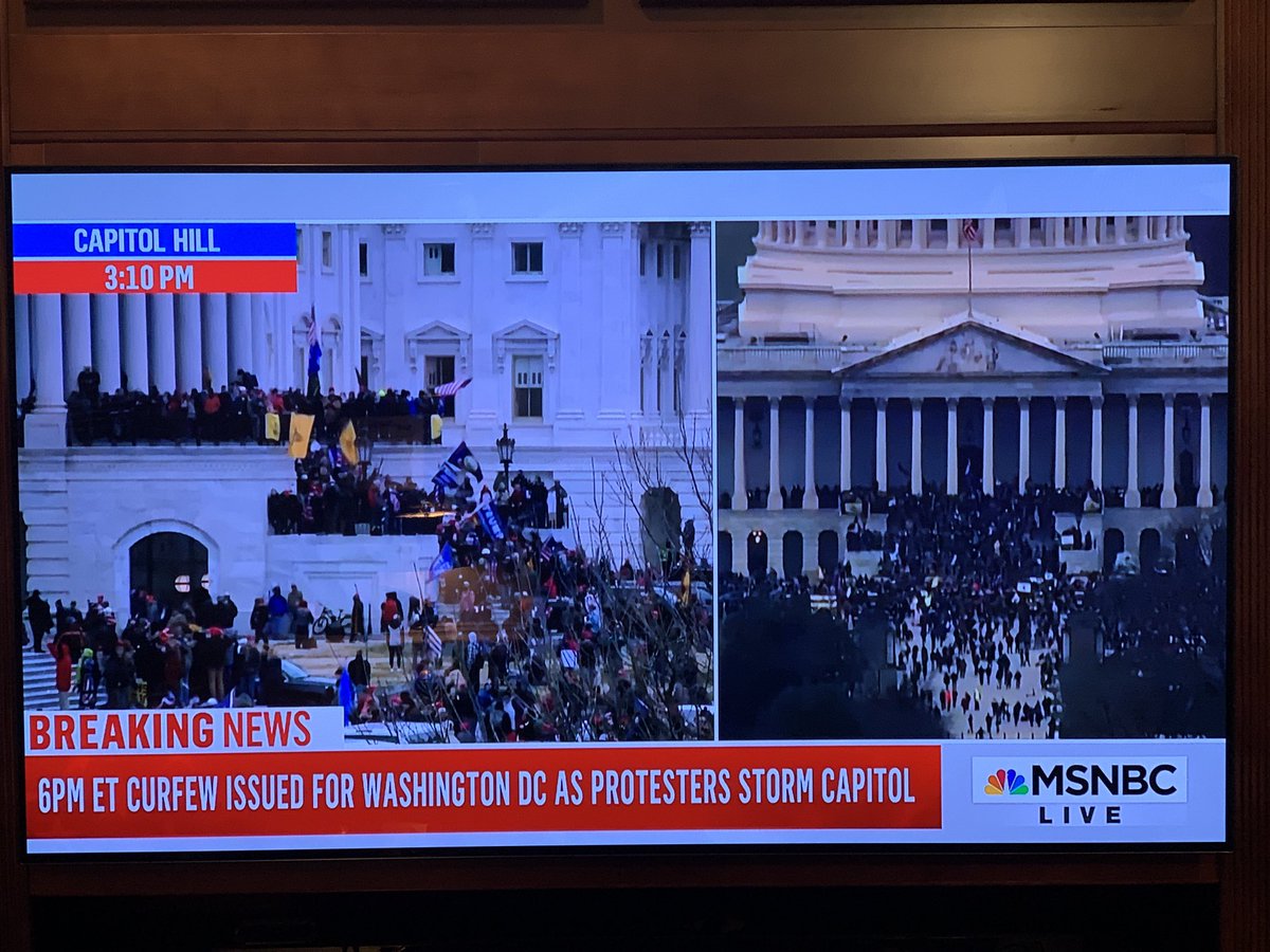 What is happening in our nation’s Capitol is on you <a href="/realDonaldTrump/">Donald J. Trump</a> The security threat to members of the House and Senate &amp; the men and women who protect the Capitol is on you <a href="/SenTedCruz/">Senator Ted Cruz</a>, on you <a href="/SenRonJohnson/">Senator Ron Johnson</a>, on you <a href="/JohnCornyn/">Senator John Cornyn</a>, on you ⁦<a href="/SenHawleyPress/">Senator Hawley Press Office</a>⁩. On all of you.