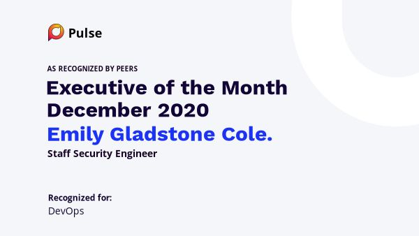 pulseQA's tweet photo. Congratulations @unixgeekem! You’ve been recognized by your peers as Pulse Executive of the Month for your contributions to discussions on DevOps. We look forward to your continued success!

Team Pulse

#pulse #pulseqa #employeerecognition https://t.co/oLxEqp1aFn