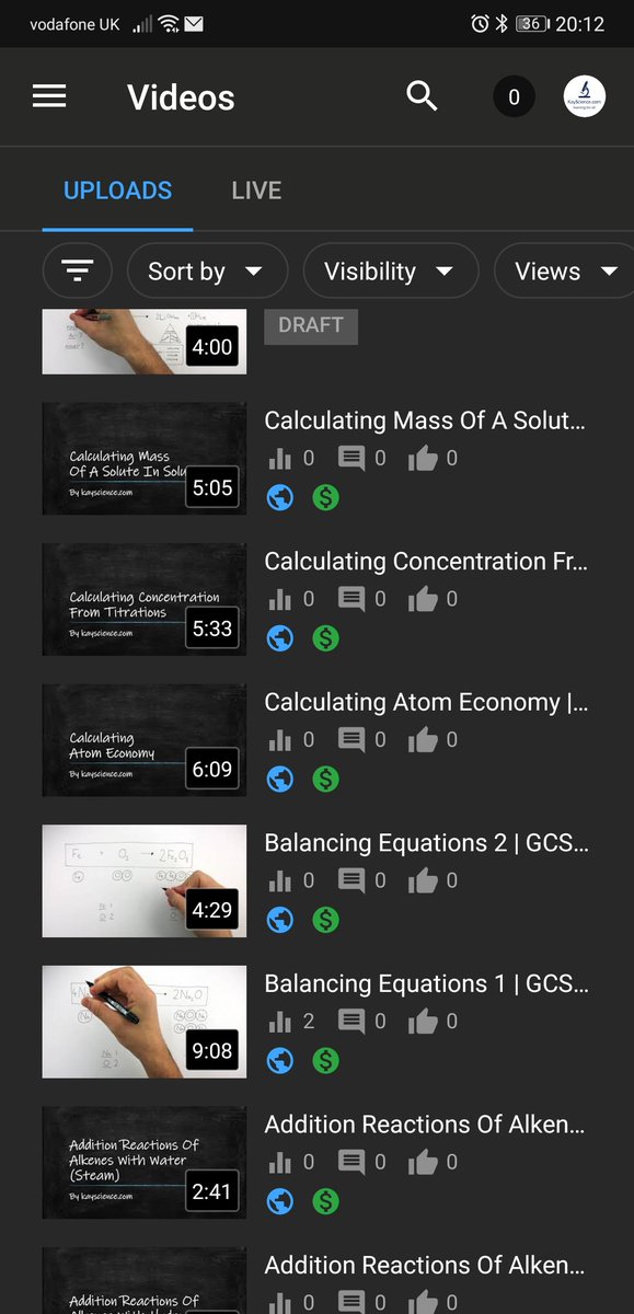 AhmedKhattabUK's tweet photo. 🚨 67 (SIXTY SEVEN!) NEW CHEMISTRY VIDEOS NOW UPLOADED TO YOUTUBE 🚨

That's AQA Chemistry 95% completed.

Below are the lists of what's been uploaded.

Please retweet! 

(vids not on website yet) https://t.co/CwqtFFn2Q6