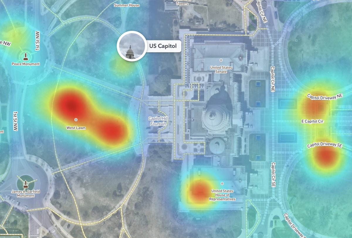 Lots of folks egressing from the west side, looks like.