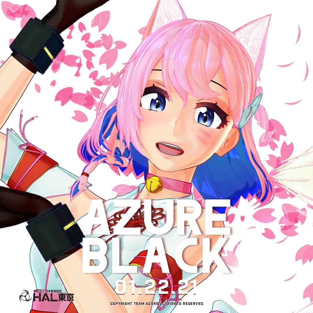 Project_AZ2021's tweet photo. アズールブラック01.22公開！

#indie_anime #anime #3DCG #アズールブラック #セルルック #自主制作アニメ #shortfilm https://t.co/uyQMdhQPQE