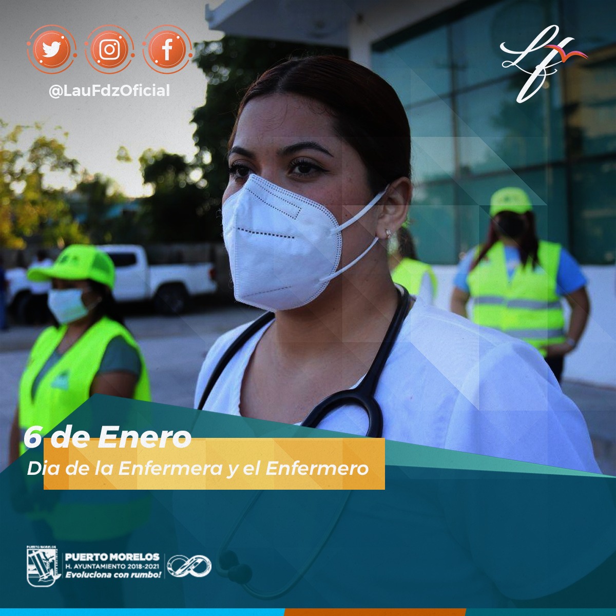 Desde el gobierno municipal no dejamos de realizar gestiones para garantizar que nuestr@s enfermer@s y todo el personal médico en nuestros dispensarios tengan las condiciones adecuadas para su desempeño.
Gracias por cuidarnos y salvar vidas.
#PuertoMorelos 
#EvolucionaConRumbo