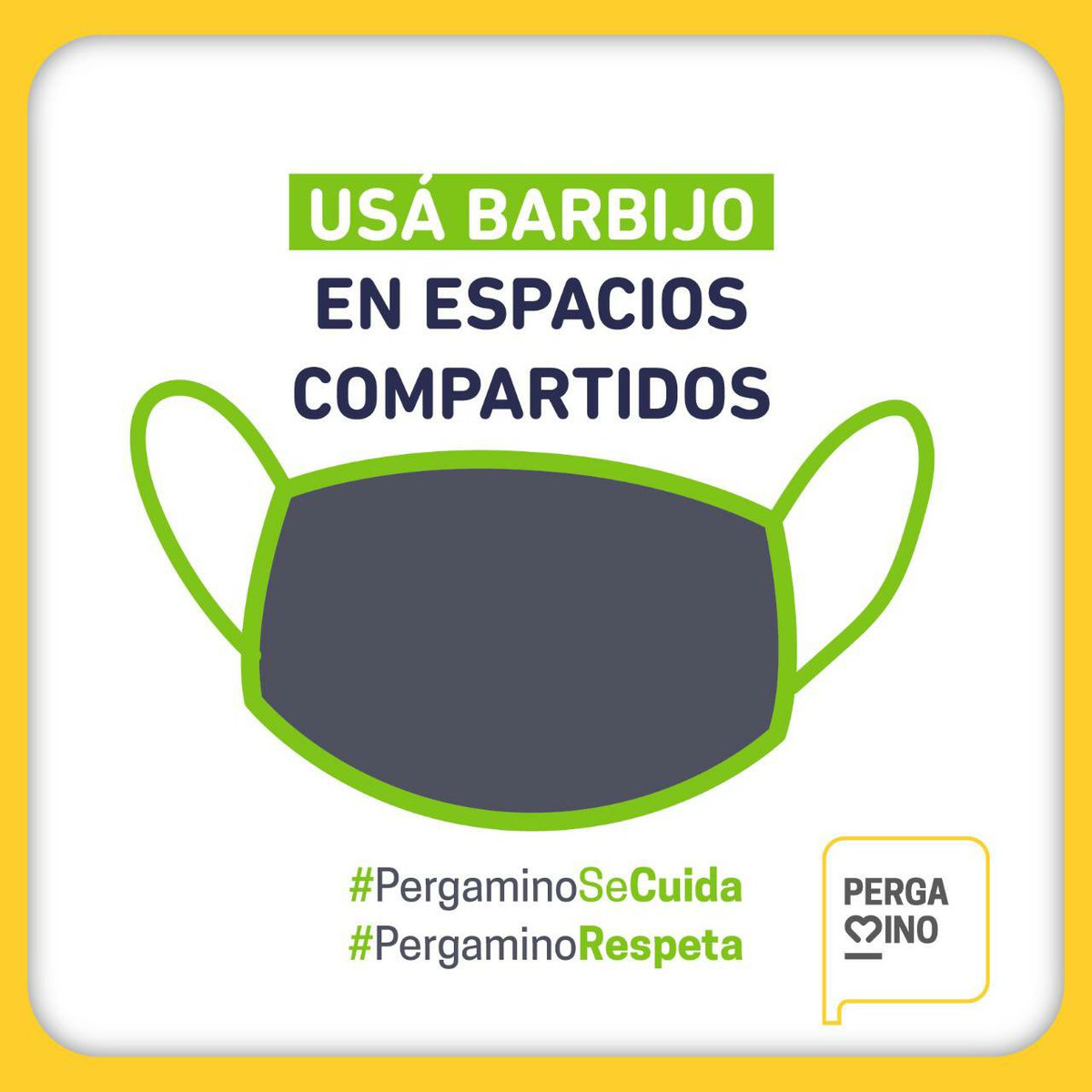 MuniPergamino's tweet photo. Es necesario que nos sigamos cuidando⤵️
Usar #barbijo en espacios compartidos, mantener la #distancia, #lavarnos las manos, #toser en el pliegue del codo, desinfectar las superficies y ventilar los ambientes 😷
Si te vas a reunir, que sea al aire libre y con tu grupo reducido. https://t.co/IVhQ3Ssb0f