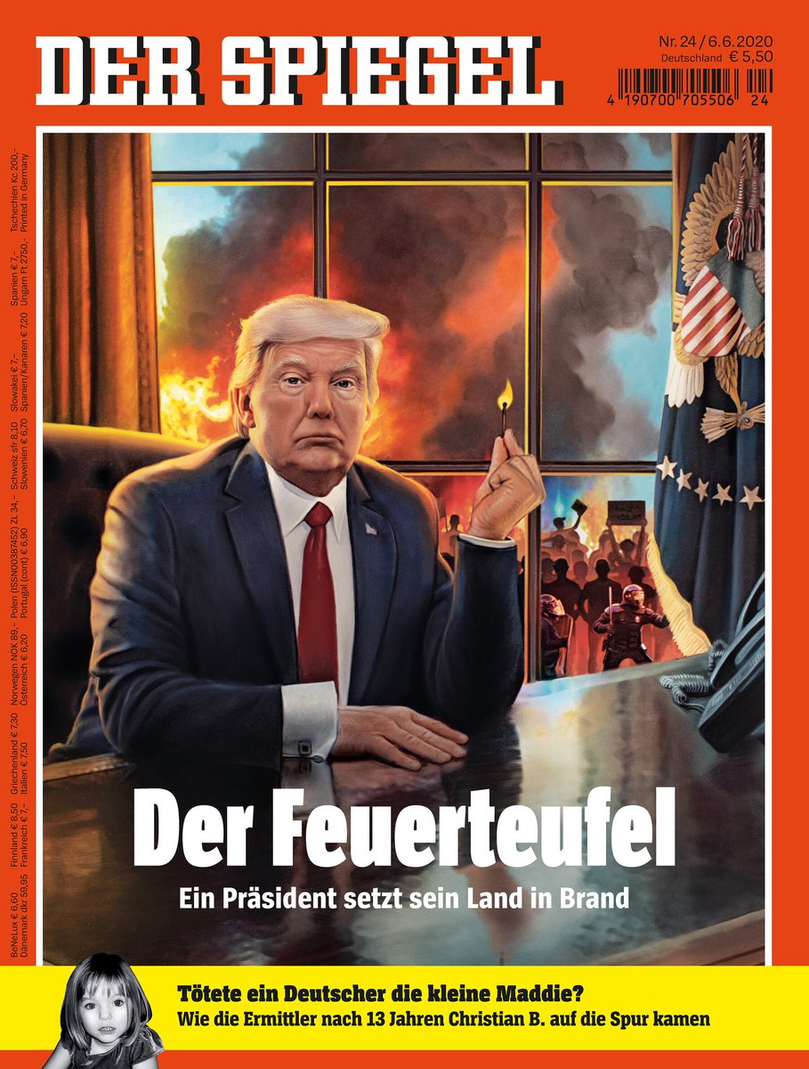 DeniseSchnabel1's tweet photo. "A president sets fire to his country"
#ImpeachTrumpAgainNOW
#TwitterSuspendTrump https://t.co/oFVJUA3pF2