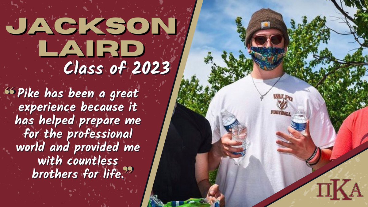 ValpoPIKE's tweet photo. The first #WhyPikeWednesday of the New Year is from our External Vice President, Jackson Laird!! 🔥
#JoinPIKE #ΠΚΑ #SLAG https://t.co/Yys0ZMVtW3