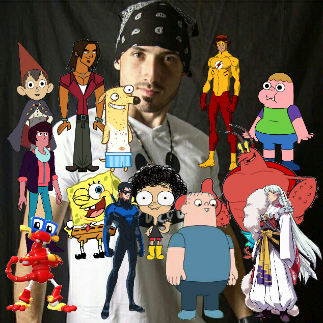 SalicheLeandro's tweet photo. Feliz Cumpleaños @JesusHDoblaje hice esta imagen para ti con todos tus personajes que doblaste mas conocidos. Que dios te bendiga #Clarence #ElHermanoDeJorel #BobEsponja #DramaTotal #JusticiaJoven #BatmanElValiente #Mecanimales #StevenUniverse #Inuyasha #ElTomoDeLoDesconocido https://t.co/SLUSODlLsN