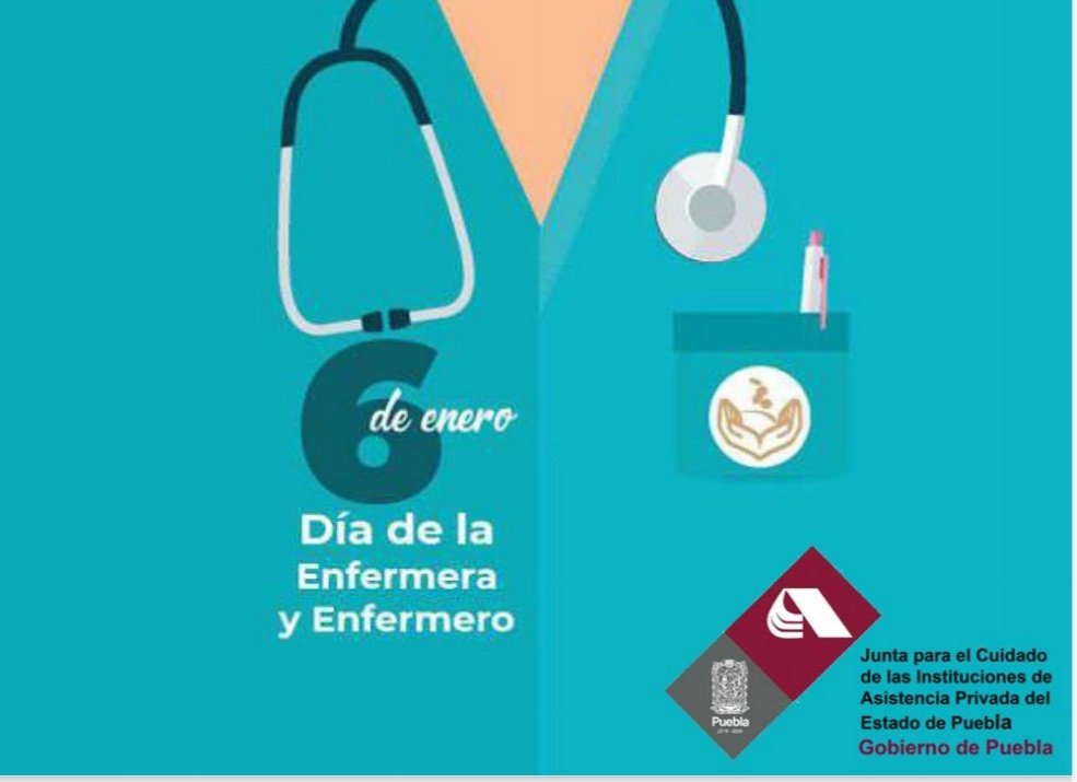 jiapep's tweet photo. La Junta para el Cuidado de las Instituciones de Asistencia Privada del Estado de Puebla. Felicita a todos las Enfermeras y Enfermeros hoy en su día, también al Colegio de Enfermería Emmanuel #DiaDeLasEnfermerasYEnfermeros  #06enerodiadelasenfermerasyenfermeros https://t.co/dChngFCWtP