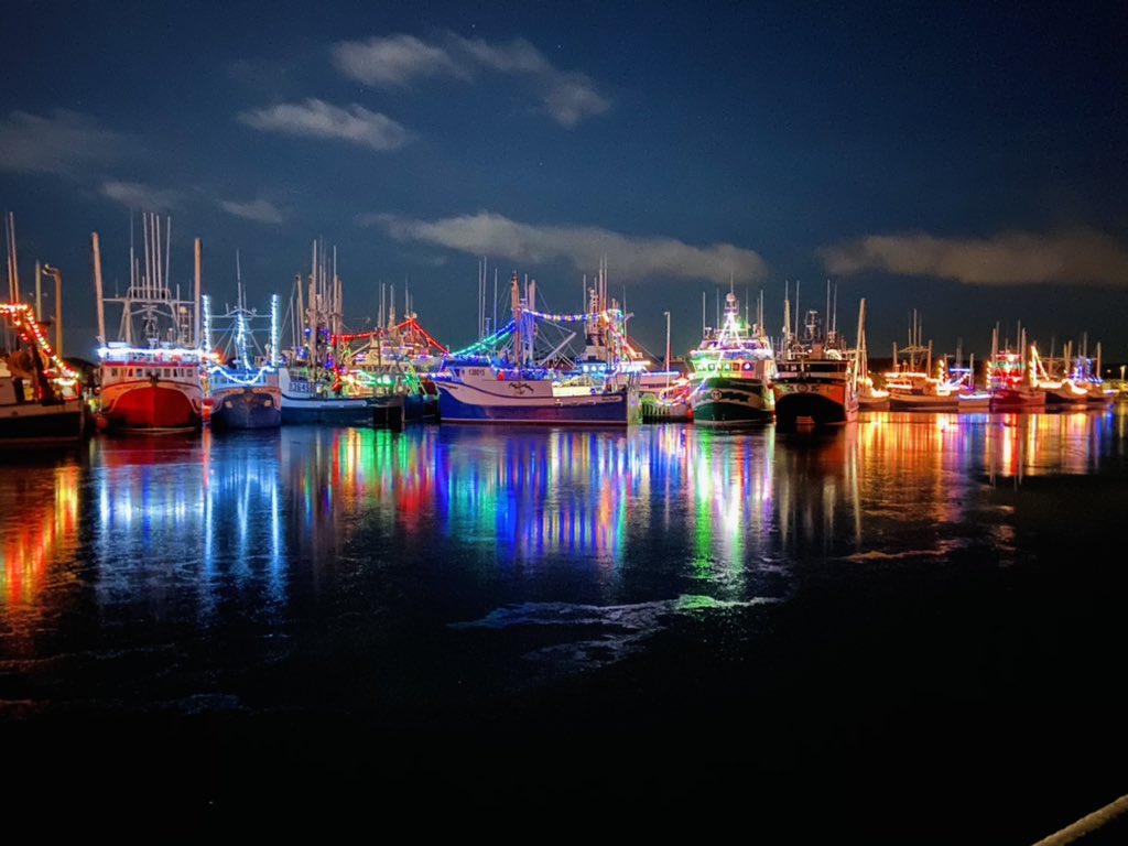 Christmas in the Harbour.
#portdegrave #Christmas #boatlighting #nlwx