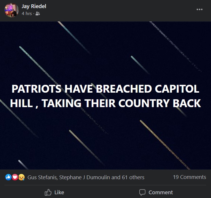 Jay Riedel (who I'll remind readers was elected mayor of Roche Percée, Saskatchewan in October) suffers a bit of whiplash before promoting QAnon conspiracy theories. /14
