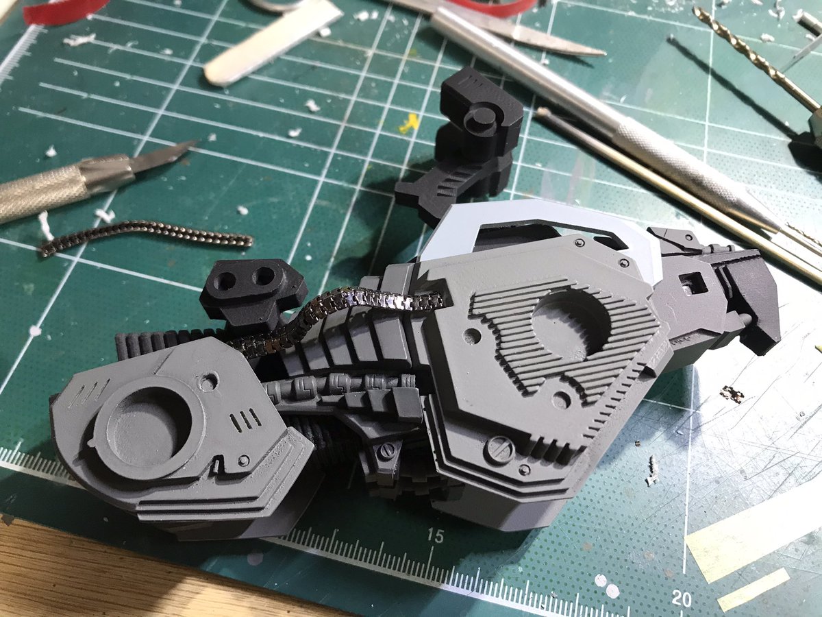 kumalami's tweet photo. 2018ワンフェス冬にibstudio(@ibstudio528)さんが販売した新作ゾイドケーニッヒウルフを製作しています。
続けてアップロードします。
#morendo #ibstudio #zoids #ゾイド #ケーニッヒウルフ https://t.co/qxvgDOpt2w