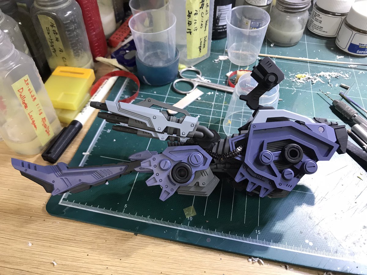 kumalami's tweet photo. 2018ワンフェス冬にibstudio(@ibstudio528)さんが販売した新作ゾイドケーニッヒウルフを製作しています。
続けてアップロードします。
#morendo #ibstudio #zoids #ゾイド #ケーニッヒウルフ https://t.co/qxvgDOpt2w