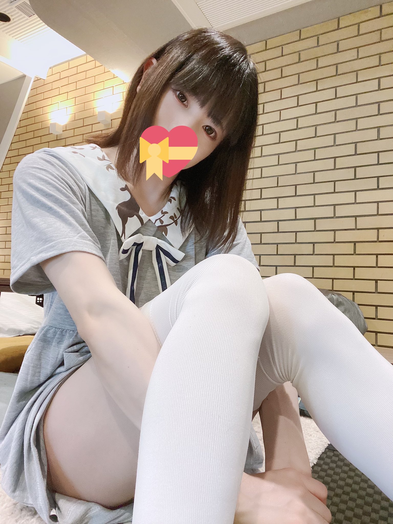 画像,ロリっぽく(⃔  ॑꒳ ॑*)⃕↝#男の娘　#女装男子 #偽娘　#crossdresser https://t.co/zB06DcDyvc…