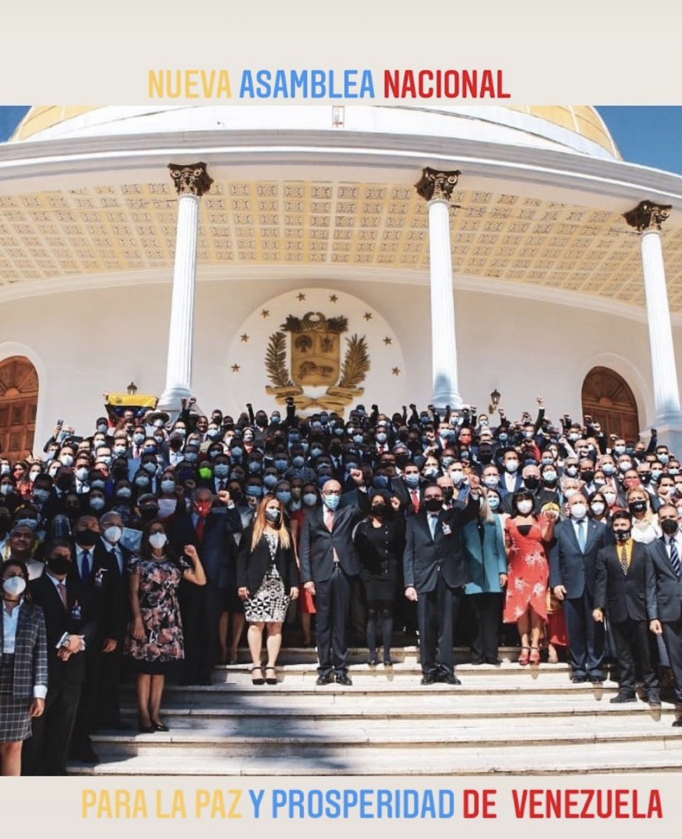 durancenteno2's tweet photo. Al instalar la tan esperada Asamblea Nacional de La República Bolivariana de Venezuela, Pat el periodo 2021-2026, los venezolanos nos sentimos confiados y seguros, del poder soberano otorgado a este selecto grupo de venezolanos y venezolanas, portadores del Legado Libertario..! https://t.co/Lyh8ZWy1GD