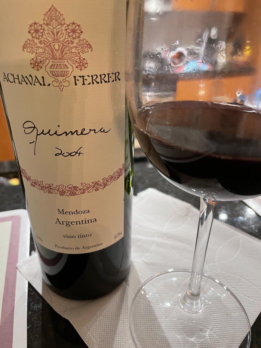 Forgot about this gem in my wine locker. Brought home from Argentina and resting for almost 12 years! Color is amazing !  Tastes great too. 👌🏼