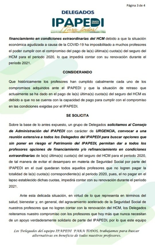 ipapedidetodos's tweet photo. Invitamos a todos los profesores que deseen acompañarnos suscribiendo el presente documento a enviar sus datos (Nombre, apellido, cédula y Facultad a la que pertenece) al siguiente correo electrónico: (2/2)
 delegadosipapedidetodos@gmail.com https://t.co/MKsDczrHoj