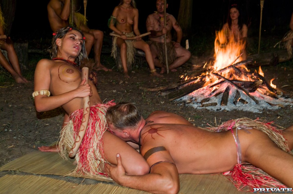 #brazilian #indigenous #porn #amazon #BodyPaint #outdoor #voyeurism #lickin...