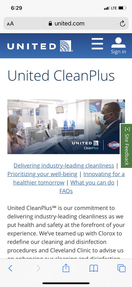 Hey, <a href="/united/">United Airlines</a> your “CleanPlus” is a laugh!  This plane is filthy and the pilot on my canceled flight failed to see a missing access cover in his pre-flight walk around so we all boarded then had to get off, boarding another 2 hours later.  Careless employees &amp; cleaning contractor.