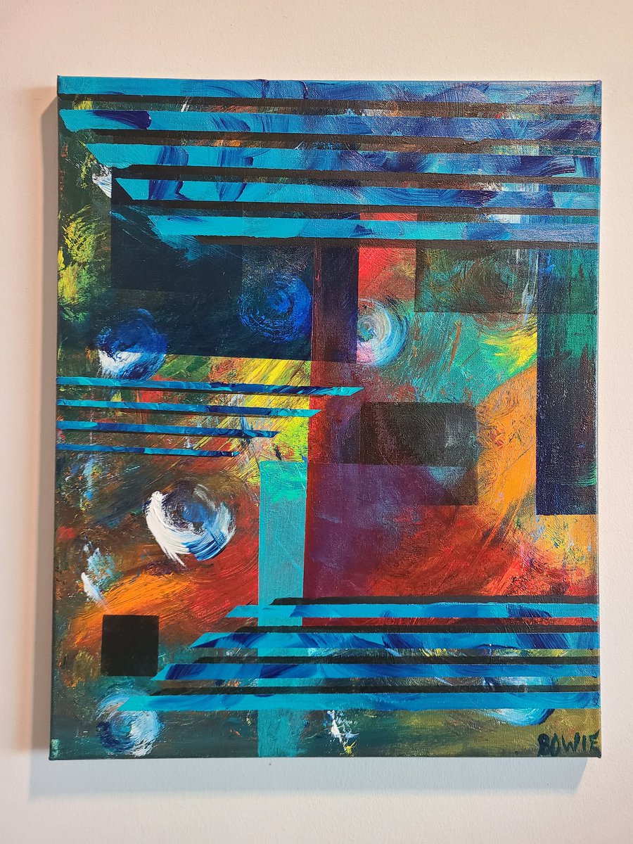 Papasthoughts's tweet photo. Out of My World #acrylicpainting #acrylic #painting #bold #colorful #localartist #artist #abstract #abstractart #instaart #instaabstract  #abstractpainting  #local #painter #Orlando #Florida #OrlandoFlorida  #originalart #original #artbasel #ENDOFPODSQUAD https://t.co/9lk6XBFHc5