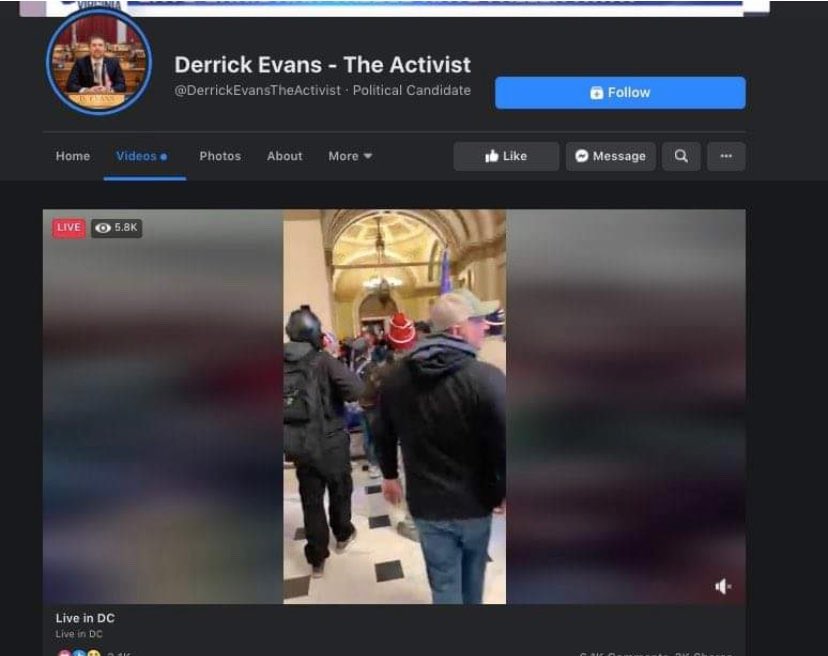 This man was elected into congress for Wayne county West Virginia and stormed the Capitol building. He is a danger &amp; should be removed from office immediately <a href="/CNN/">CNN</a> <a href="/DHSgov/">Homeland Security</a> !!!!!