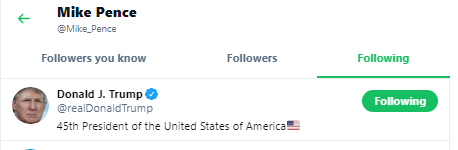 10 Even though messaged by sidney powell, and disclose tv Pence is still following Trump a few mins ago