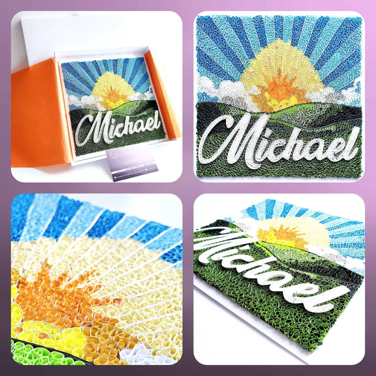 A December Birthday Card Commission

#Michael #sunshine #quilling #quillingpaperart #quillingart #quillingartist #quillistrations #birthday #birthdaycarddesign #handmadecards #handmade