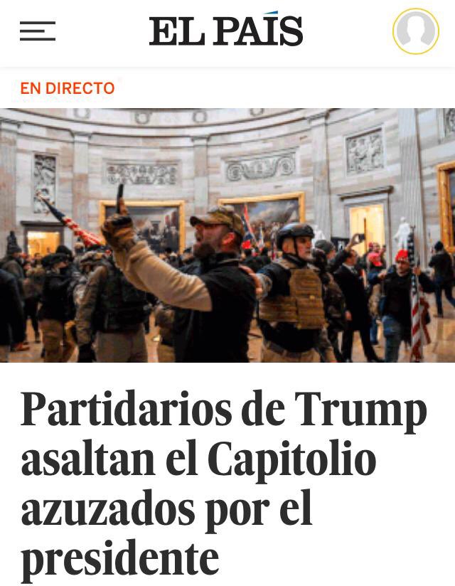 susanadiaz's tweet photo. Lo que está ocurriendo en Washington es muy grave, y es consecuencia de discursos agresivos, xenófobos e intolerantes que solo buscan romper instituciones y consensos democráticos. 

Confío en el pronto restablecimiento de la normalidad y en un tiempo nuevo con @JoeBiden. https://t.co/1qzHQFYRqk