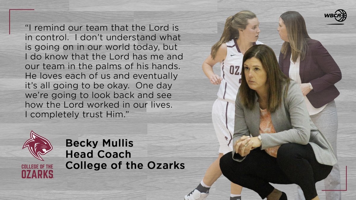 Coach Mullis of the <a href="/CofOLadyCats/">CofOLadyCats</a> offers her insight on coaching during the COVID-19 pandemic.

#WednesdayWisdom | <a href="/CofOSports/">@CofOSports</a>