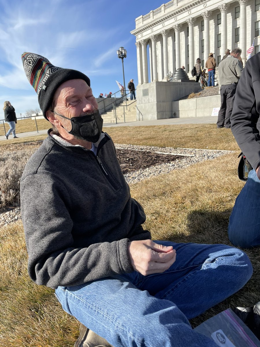 Salt Lake Tribune photographer Rick Egan has been pepper sprayed by people here upset he was documenting the event.  @sltrib  #uptol
